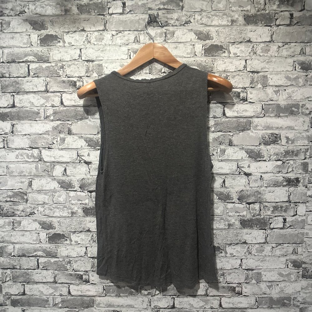 EUC Vox Populi Grey Bald Eagle Sleeveless Graphic Shirt Size Small - Picture 7 of 10
